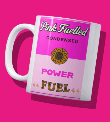 Pink Fuelled Ceramic Mug