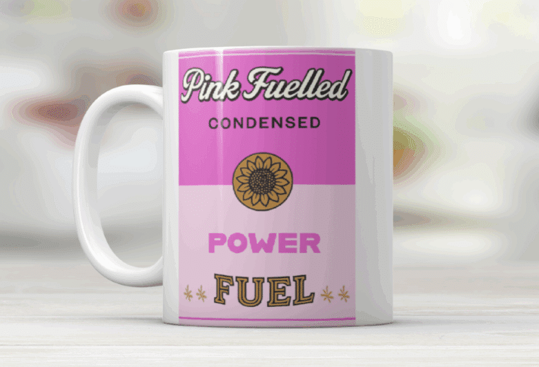 Pink Fuelled Ceramic Mug