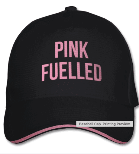 Pink Fuelled Baseball Cap Black/Pink