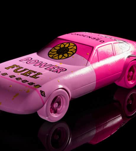 Powered by Pink Sculpture Fine Art Print by Emelie Susie