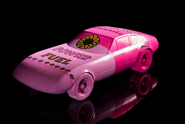 Powered by Pink Sculpture Fine Art Print by Emelie Susie