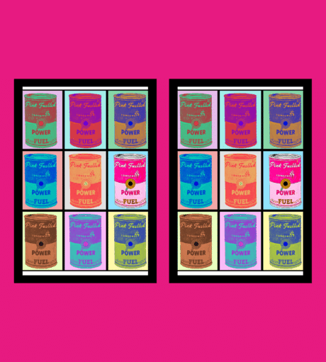 Fuel Cans Collage by Emelie Susie