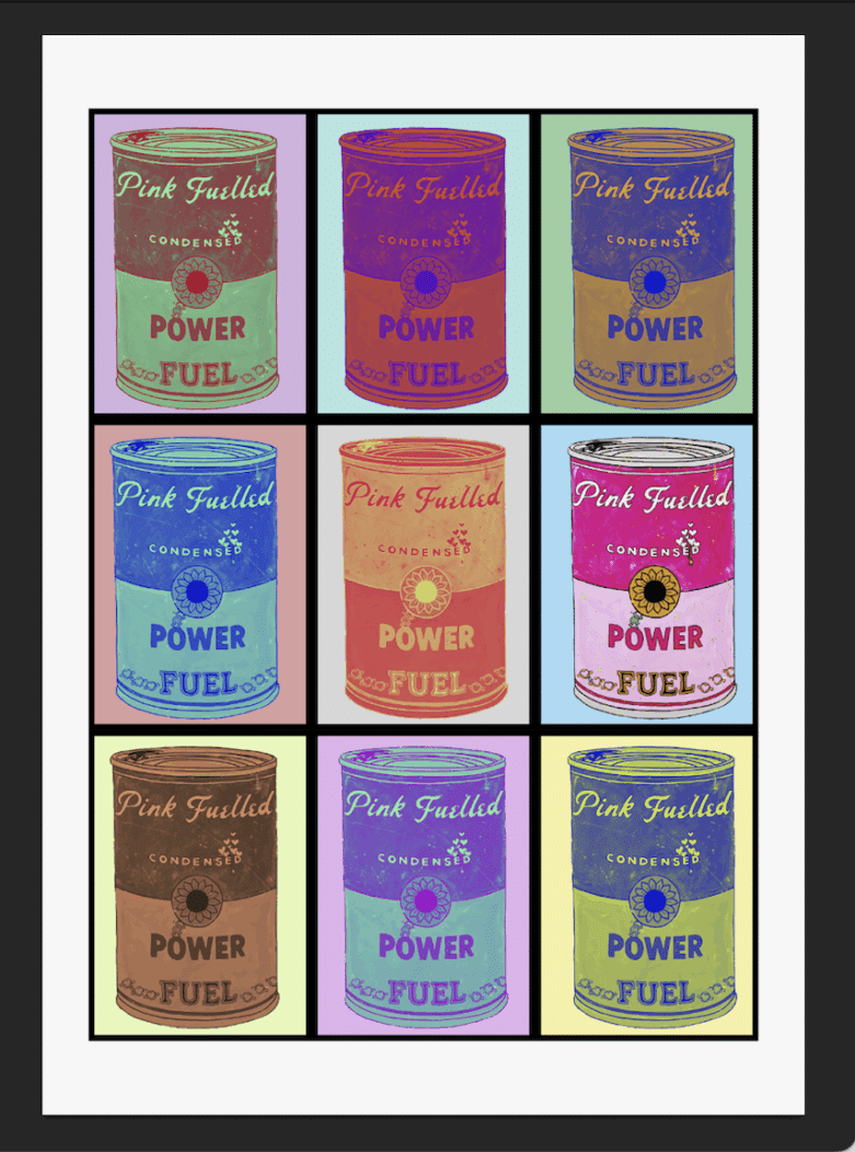 Fuel Cans Collage by Emelie Susie