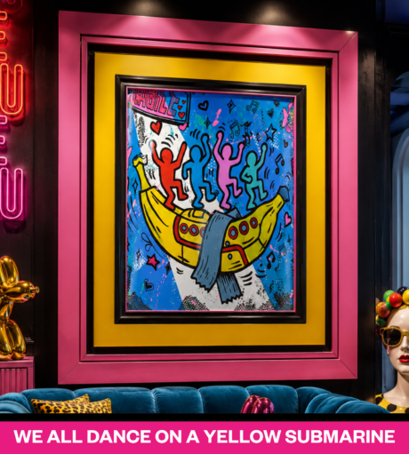 We all Dance on a Yellow Submarine in situ graphic