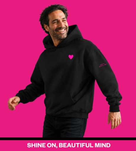 Shine On, Beautiful Mind Unisex Hoodie