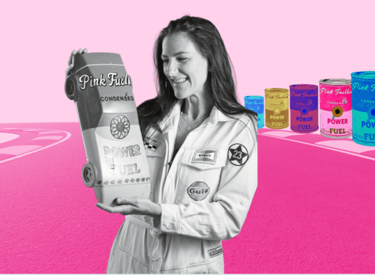 Pink Fuelled Launch infographic